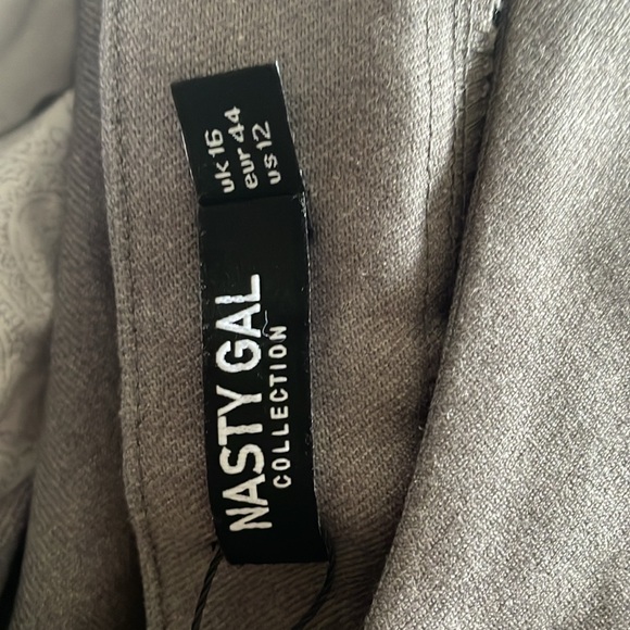 Charcoal wide leg suit trousers - Picture 4 of 4